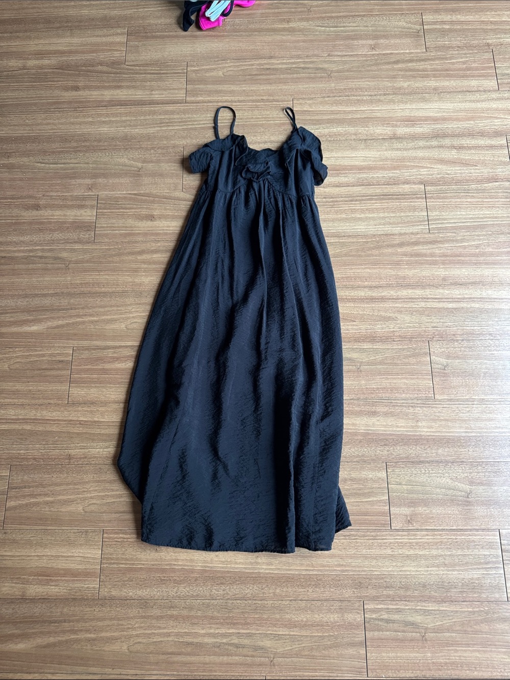 H&M black maxi dress